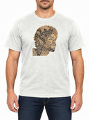 Gil Scott-Heron Distressed — Arctic White T-shirt, front print