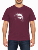 Marvin Gaye — Burgundy T-shirt, front print