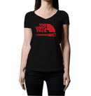 The Vinyl Face | Women's V-Neck T-Shirt