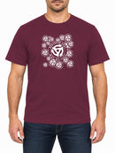 Northern Soul Way of Life — Burgundy T-shirt, front print