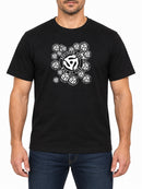 Northern Soul Way of Life — Deep Black T-shirt, front print