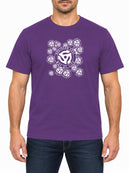 Northern Soul Way of Life — Purple T-shirt, front print