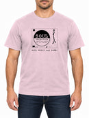 Soul Selectors — Baby Pink T-shirt, front print