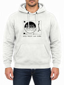 Soul Selectors — Arctic White hoodie, front print