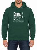 Soul Selectors — Bottle Green hoodie, front print