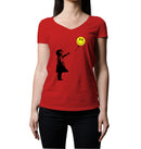 Acid Girl | Women's V-Neck T-Shirt