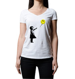 Acid Girl | Women's V-Neck T-Shirt