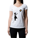 Record Girl | Women's V-Neck T-Shirt
