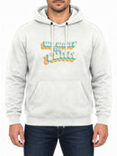 We Want the Funk — Arctic White hoodie, front print
