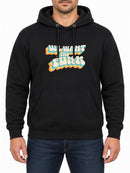 We Want the Funk — Deep Black hoodie, front print