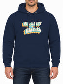 We Want the Funk — New French Navy hoodie, front print