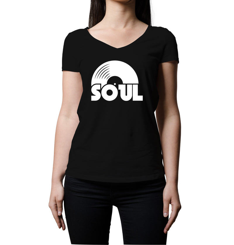 Soul Records | Women's V-Neck T-Shirt