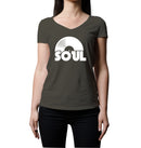 Soul Records | Women's V-Neck T-Shirt