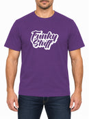 Funky Stuff — Purple T-shirt, front print