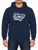Funky Stuff — New French Navy hoodie, front print