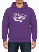 Funky Stuff — Purple hoodie, front print