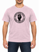Northern Soul Keep the Faith — Baby Pink T-shirt, front print
