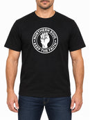Northern Soul Keep the Faith — Deep Black T-shirt, front print