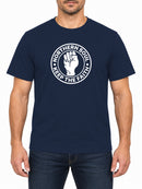 Northern Soul Keep the Faith — New French Navy T-shirt, front print