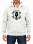 Northern Soul Keep the Faith — Arctic White hoodie, front print