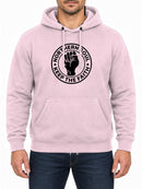 Northern Soul Keep the Faith — Baby Pink hoodie, front print