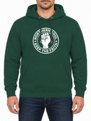 Northern Soul Keep the Faith — Bottle Green hoodie, front print