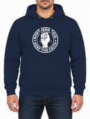 Northern Soul Keep the Faith — New French Navy hoodie, front print