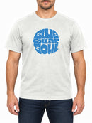 Blue Collar Soul — Arctic White T-shirt, front print