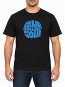 Blue Collar Soul — Deep Black T-shirt, front print