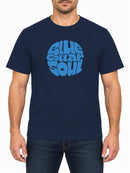 Blue Collar Soul — New French Navy T-shirt, front print