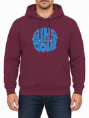 Blue Collar Soul — Burgundy hoodie, front print