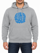 Blue Collar Soul — Heather Grey hoodie, front print
