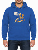Soul Power James Brown — Royal Blue hoodie, front print