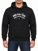 Drum and Bass — Deep Black hoodie, front print