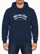 Drum and Bass — New French Navy hoodie, front print