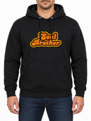 Soul Brother — Deep Black hoodie, front print