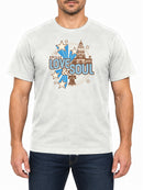 Philly Love and Soul — Arctic White T-shirt, front print