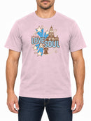 Philly Love and Soul — Baby Pink T-shirt, front print