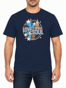 Philly Love and Soul — New French Navy T-shirt, front print