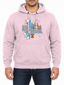 Philly Love and Soul — Baby Pink hoodie, front print
