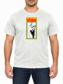 STAX — Arctic White T-shirt, front print