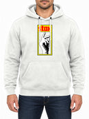 STAX — Arctic White hoodie, front print