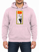 STAX — Baby Pink hoodie, front print