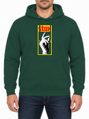 STAX — Bottle Green hoodie, front print
