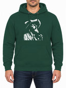 Donny Hathaway — Bottle Green hoodie, front print