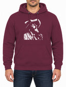 Donny Hathaway — Burgundy hoodie, front print