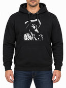 Donny Hathaway — Deep Black hoodie, front print