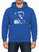 Donny Hathaway — Royal Blue hoodie, front print