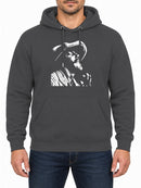 Donny Hathaway — Solid Charcoal hoodie, front print
