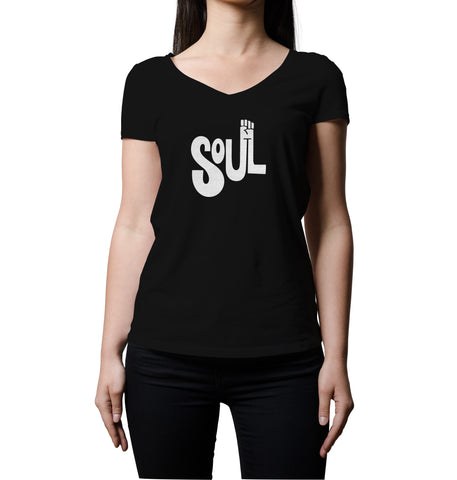 Soul Power | Women's V-Neck T-Shirt